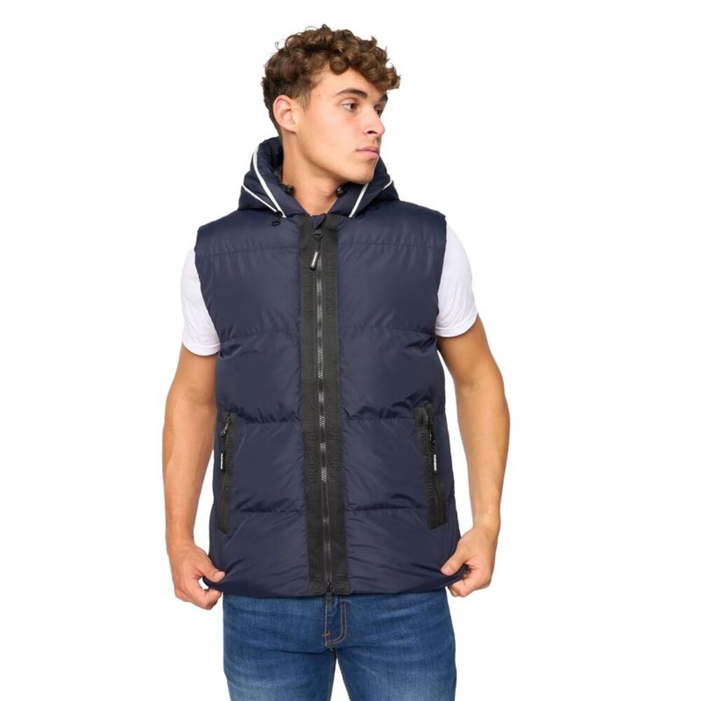 Crosshatch Mens Sandbox  Vest / Navy